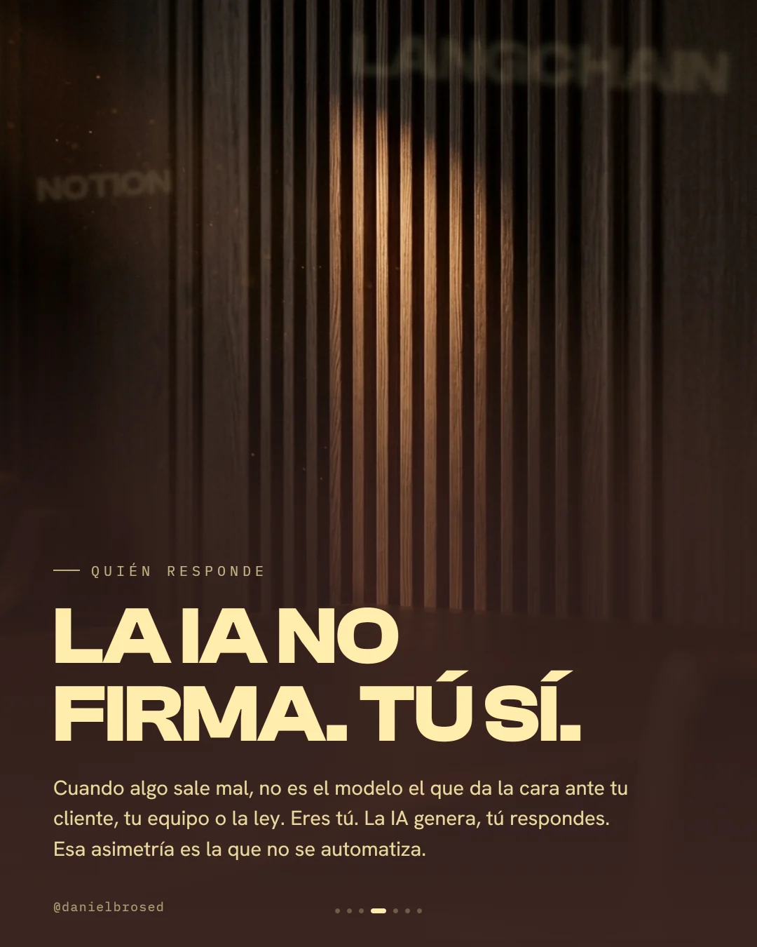 La IA no firma, tú sí